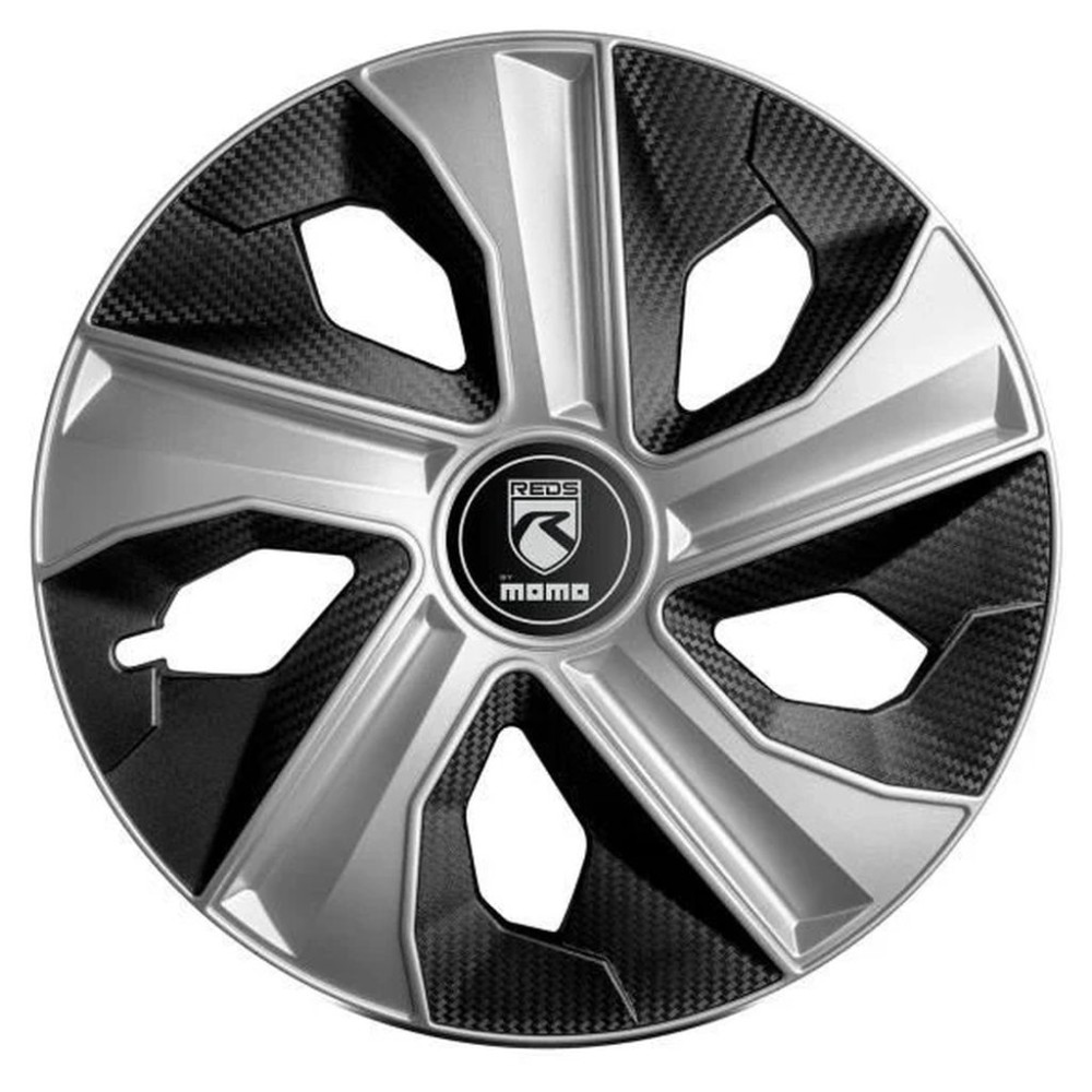 Dísztárcsa (15) Momo Box Blade ezüst-karbon 4db-os garnitúra
