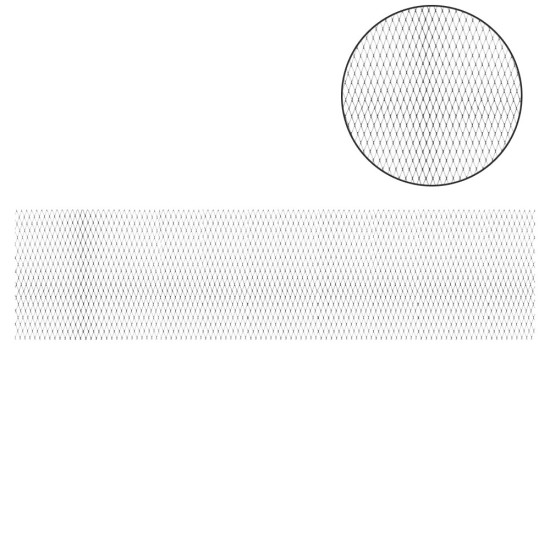 Ezüst színű alumínium hűtőrács 100 x 20 cm AM4514