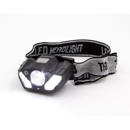 Fejlámpa, 5 LED-es, tölthető AFHM