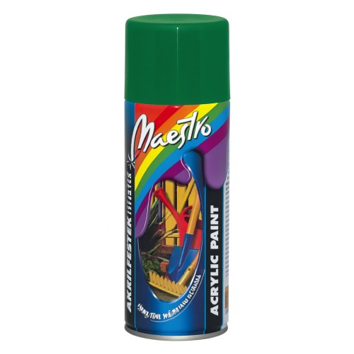 Festék spray, fényes, akril, mohazöld (RAL 6002) 400 ml, Prevent Maestro