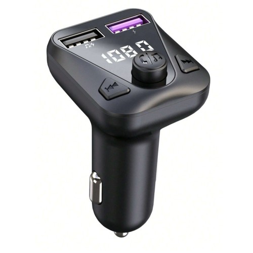 FM/Transmitter és Bluetooth kihangosító 5.3+EDR - 12/24V - Autolife C43