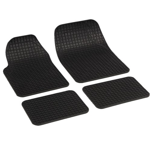 Gumiszőnyeg  4db-os univerzális garnitúra fekete, Bottari Goros Line