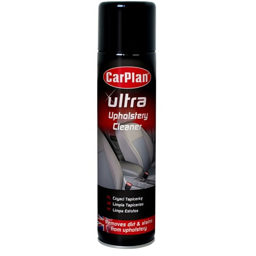 Kárpit,- velúr-, műbőr-, vinyl- tisztító hab spray 400 ml, CarPlan Ultra Upholstery Cleaner