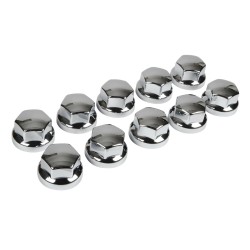 Kerékcsavar kupat szett 32/33mm (busz, kamion), 10db króm, Lampa 98061