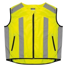 Láthatósági fényvisszaverő mellény, gumírozott XL, EN 1150, Lampa Reflexy