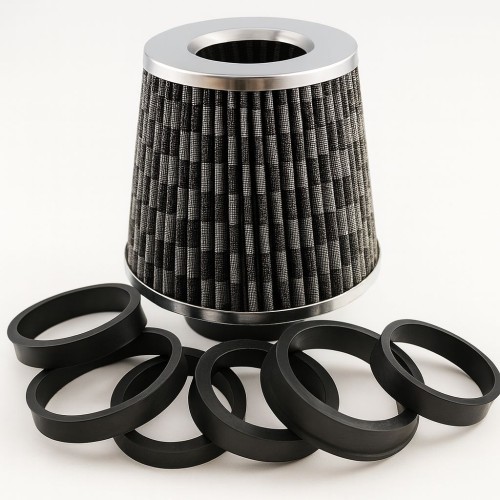 Levegőszűrő sport MT2502C karbon+6szűkítő