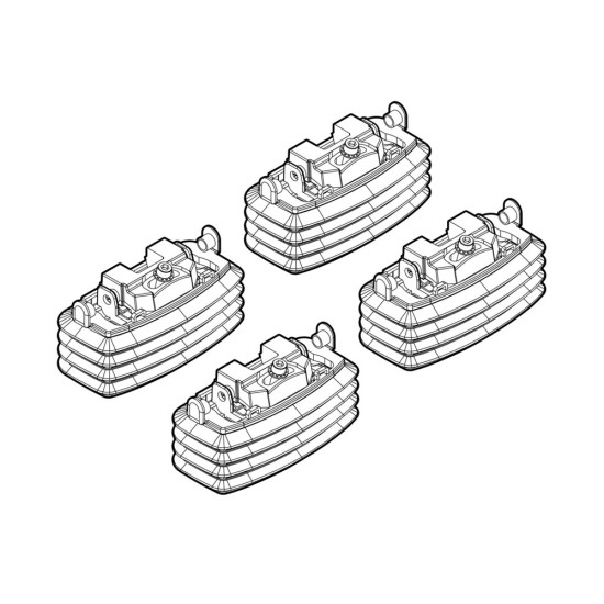 Nordrive, Fitting Kit 30 - Csomagtartó Talp Szett Nordrive, Fitting Kit 30 - Csomagtartó Talp Szett