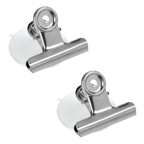 Tapadókorongos irattartó, multifunkciós csipesz 2db, Lampa 65455