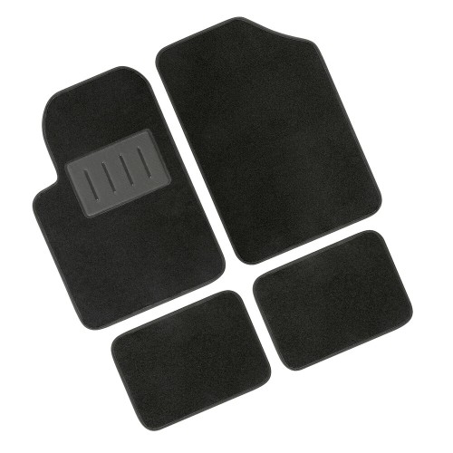 Textilszőnyeg 4db-os ganitúra, univerzális, fekete, Lampa Basic Gran Pree