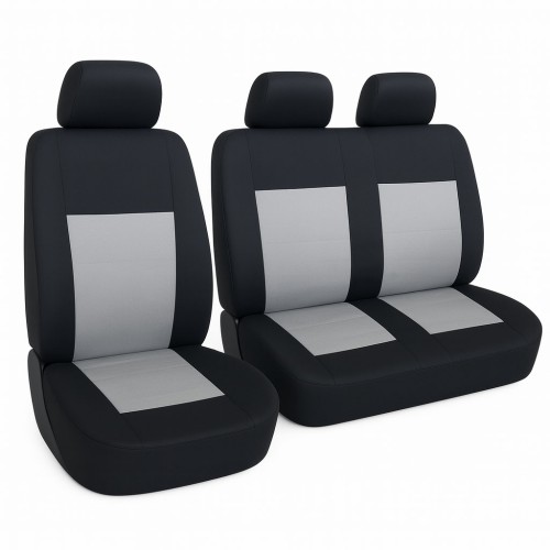 Üléshuzat 1+2 üléses furgonra, fekete-szürke, Autolife 01853