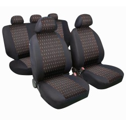 Üléshuzat garnitúra 11db-os, univerzális, fekete-piros, Lampa Jacquard 54966