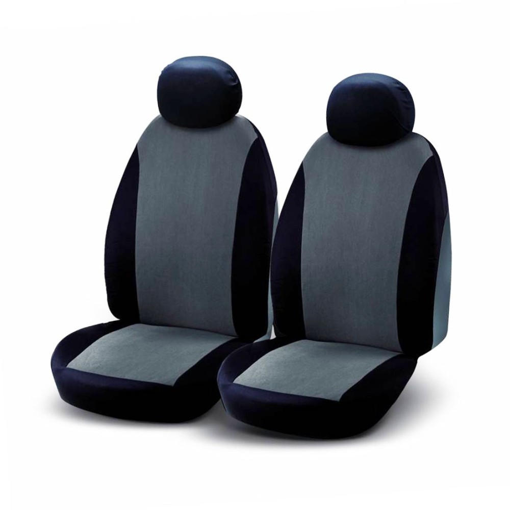 Üléshuzat, univerzális, elasztikus 2db-os szett fekete-szürke, Bottari 10411