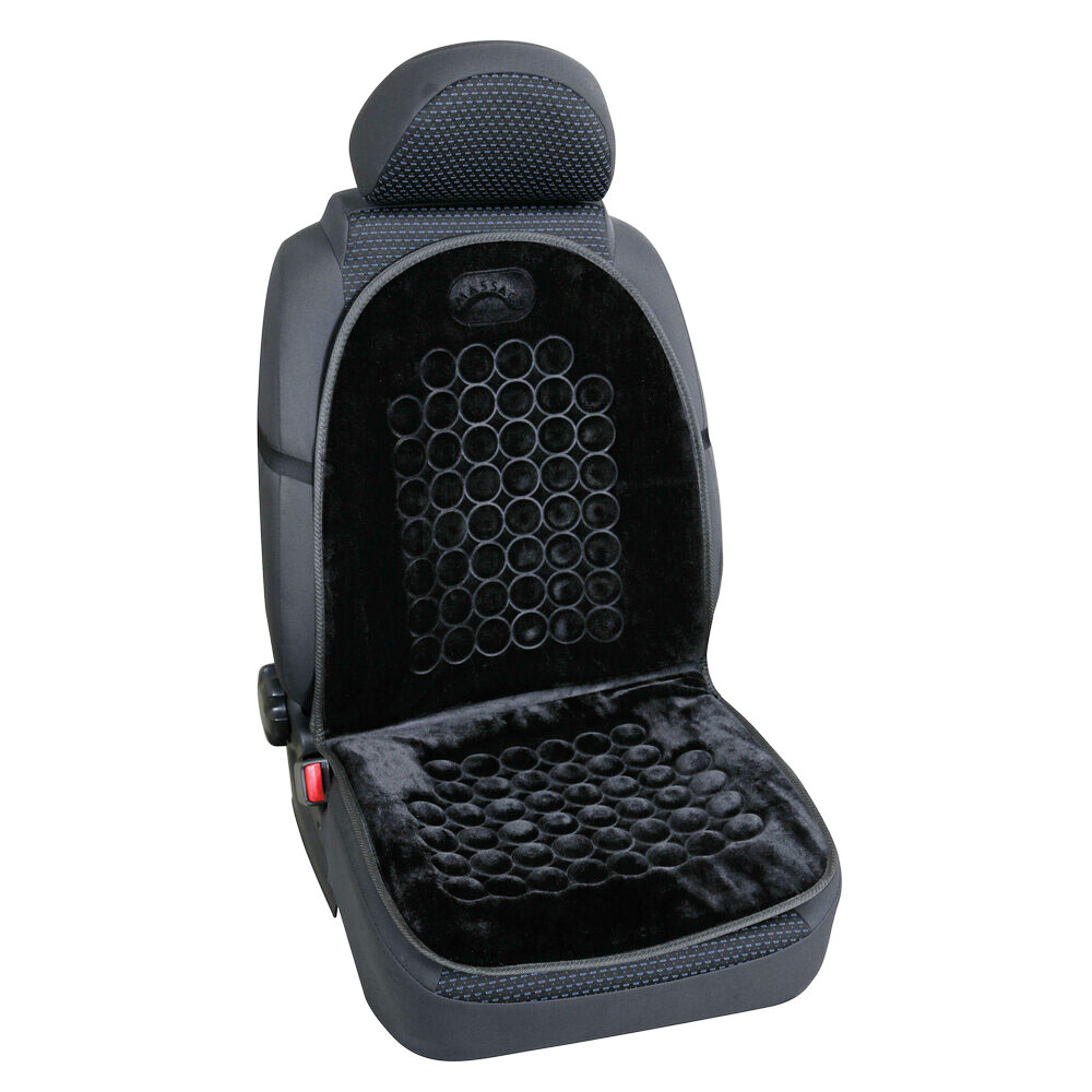 Ülésvédő, fekete, velúr, mágneses, Lampa Magnetic Velour Cushion