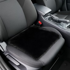 Ülésvédő, puha szőrös, fekete, Autolife 01884