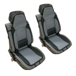 Ülésvédő, univerzális, fekete-szürke, párban MaxSpeed Pilot