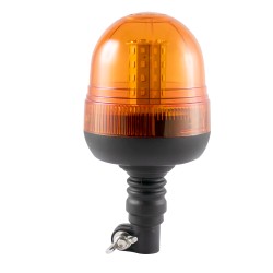 Villogófény LED-es narancssárga 12-24V-os csőre szerelhető, JBM 52456