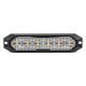 Villogófény, narancssárga 2 funkciós 6 LED-es 12/24V AMIO 03930