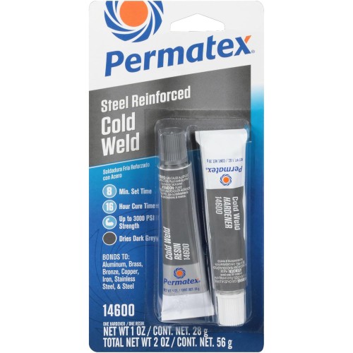 Folyékony fém (hideg-hegesztő) 2K gyorskötésű paszta 28g Permatex 14600