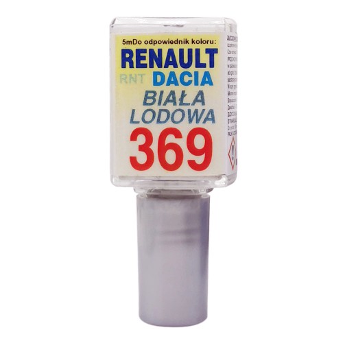 Javítófesték Renault / Dacia Lodowa fehér 369 RNT 5mDo Arasystem 10ml