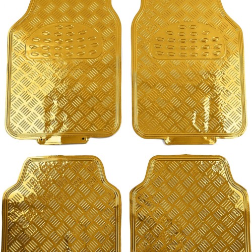 Aluszőnyeg 4db-os, arany színű, vastag, Autolife 03079