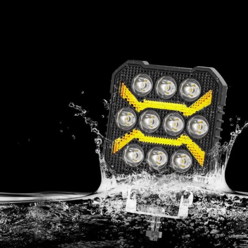 Munkalámpa, LED-es, index funkcióval 12-48V 20W, E jeles, Autolife 26092