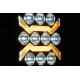 Munkalámpa, LED-es, index funkcióval 12-48V 20W, E jeles, Autolife 26092