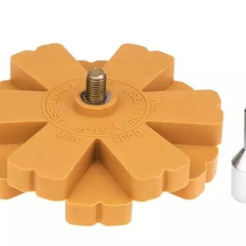 Gumitárcsa elektromos csavarbehajtóba ragasztómaradványok eltávolításához Autolife 44300