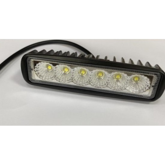Munkalámpa 6 LED-es, terítőfényű, 160 x 46 mm Autolife 5018L Munkalámpa 6 LED-es, terítőfényű, 160 x 46 mm Autolife 5018L