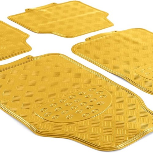 Aluszőnyeg 4db-os, arany színű, vastag, Autolife 03079