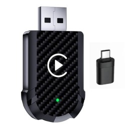 CarPlay 2in1 vezeték nélküli adapter (USB - USB Type-C) IOS/ANDROID 