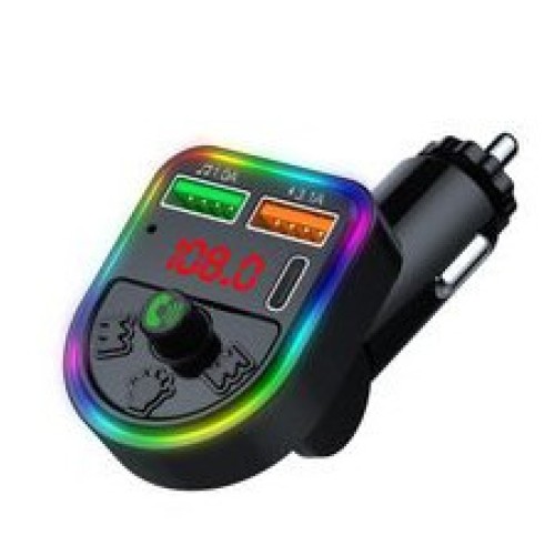 FM/Bluetooth transmitter - 2 USB + TYPE-C - Autolife P20
