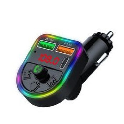 FM/Bluetooth transmitter - 2 USB + TYPE-C - Autolife P20
