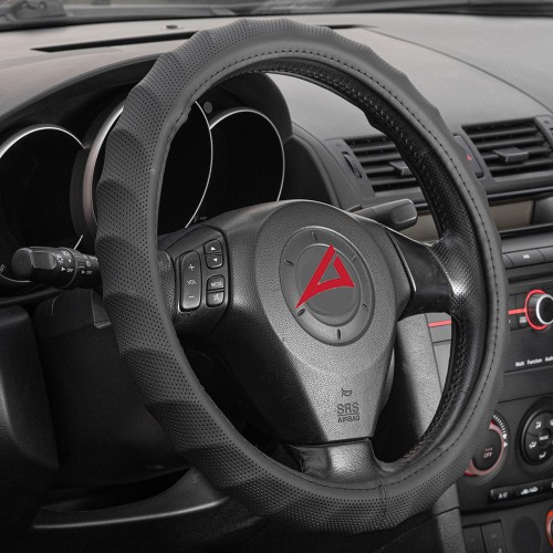 Kormányvédő, fekete, szellőző (raszteres), 38 cm, Autolife 00290