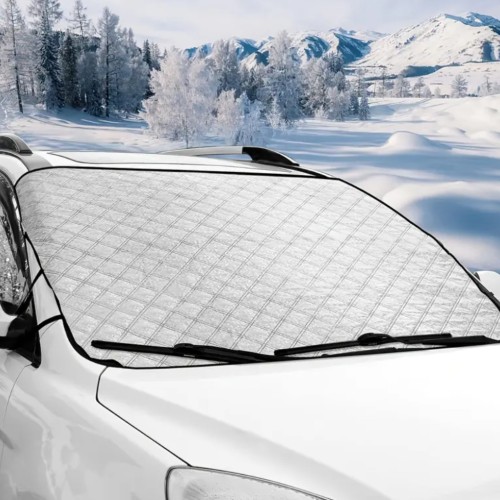 Szélvédőtakaró 3 rétegű thermo betéttel, 140 x 96 cm, Autolife 68375