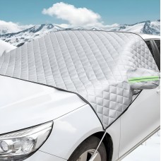 Szélvédőtakaró ponyva tükör védelemmel és mágneses rögzítéssel 145x118cm Autolife 68366