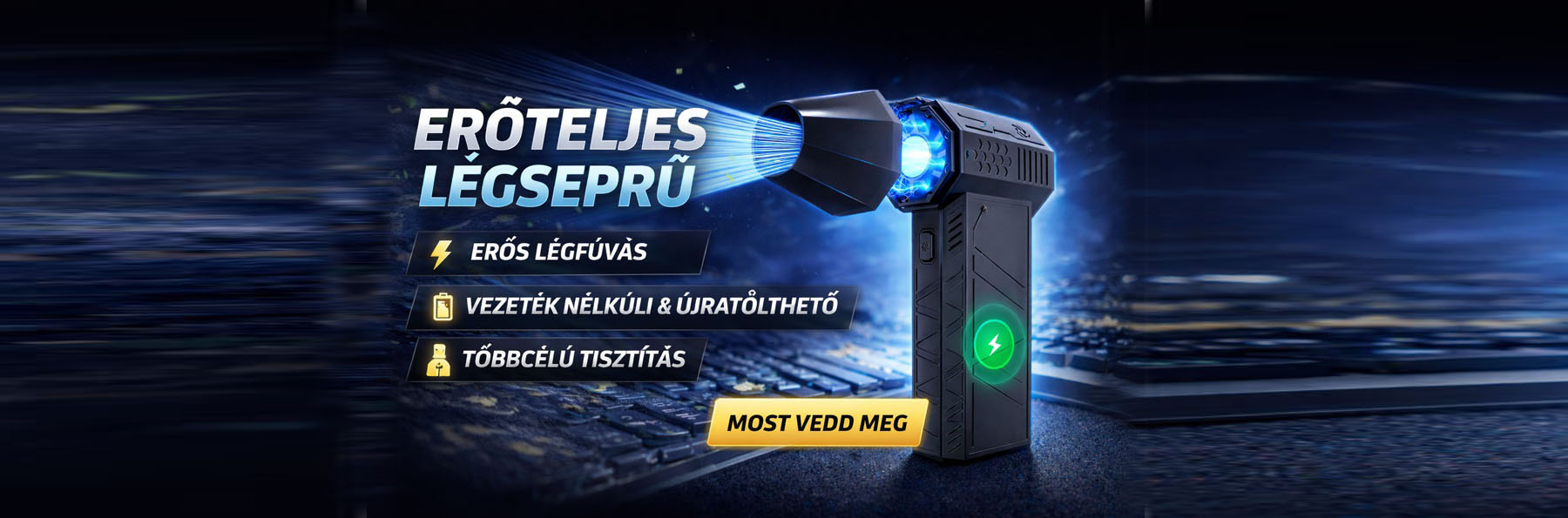 Légsperű vásárlás - mini légfúvó