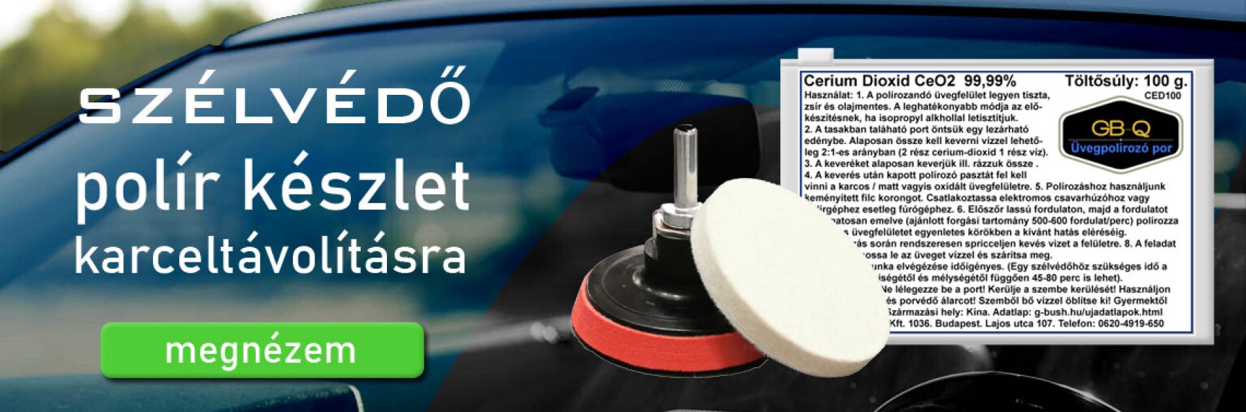 Szévédő karceltávolító készlet