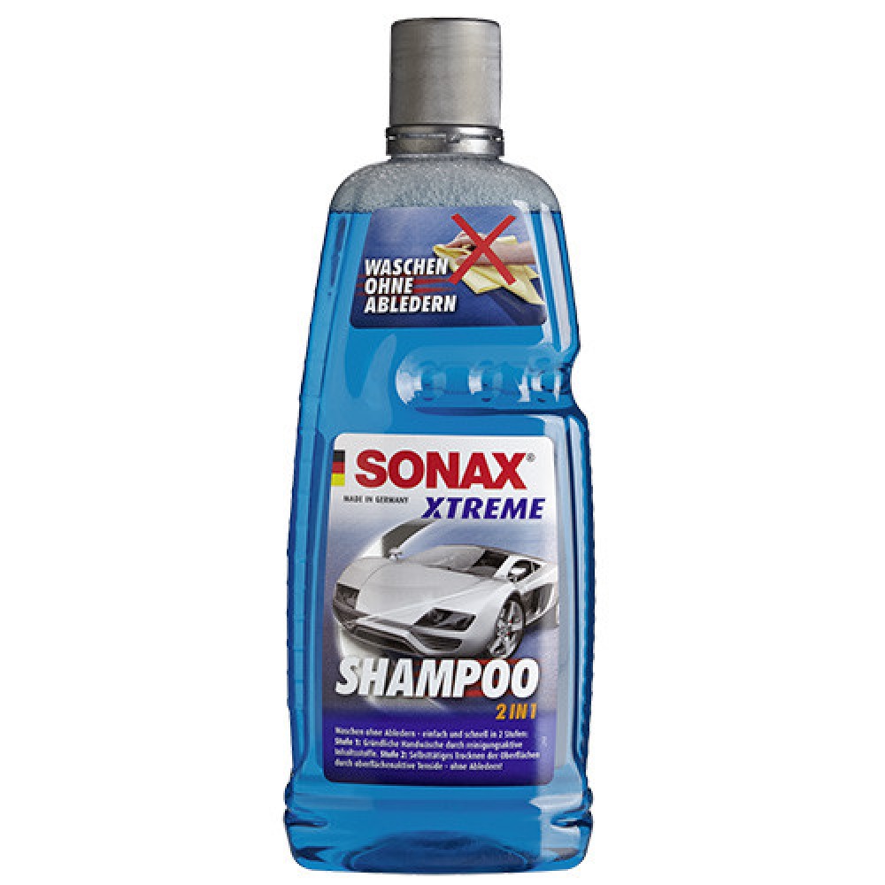 Autósampon, csíkmentes formulával 1 liter Sonax Xtreme 2in1