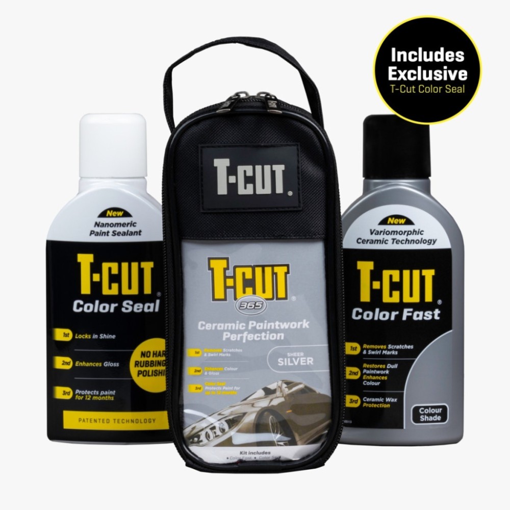 Fényezéskondicionáló készlet, ezüst, CarPlan T‑Cut 365 Paintwork Perfection Kit – Silver 