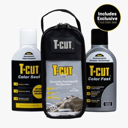 Fényezéskondicionáló készlet, ezüst, CarPlan T‑Cut 365 Paintwork Perfection Kit – Silver 