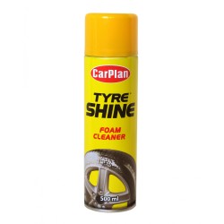 Gumiápoló hab spray 500 ml, CarPlan Instant Tyre Shine