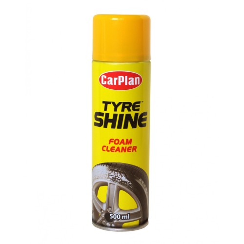 Gumiápoló hab spray 500 ml, CarPlan Instant Tyre Shine