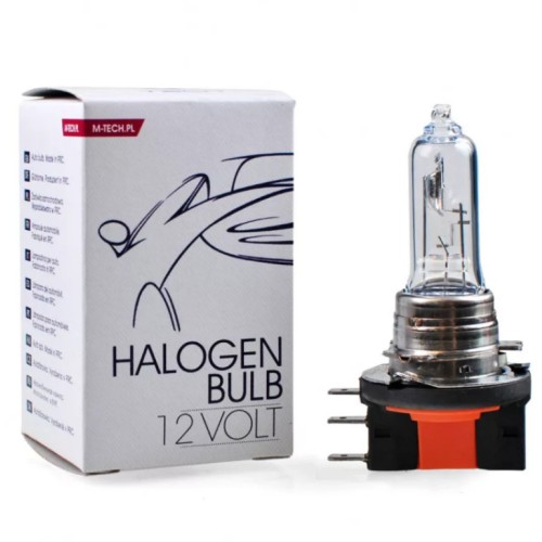 Izzó 12V H15/15/55W 5000K darabos M-Tech