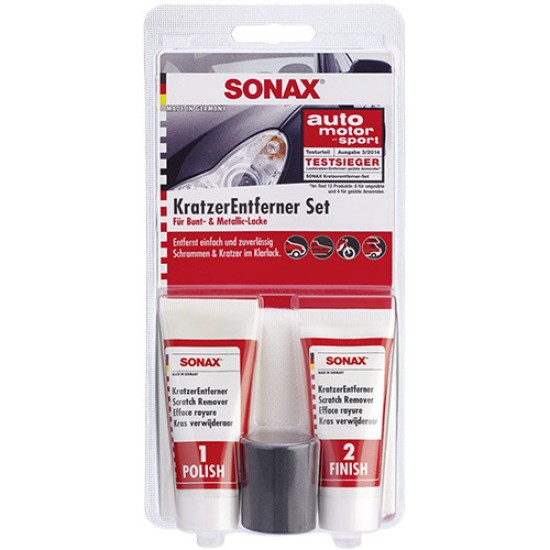 Karceltávolító készlet fényezésre, Sonax KratzerEntferner Set Karceltávolító készlet fényezésre, Sonax KratzerEntferner Set