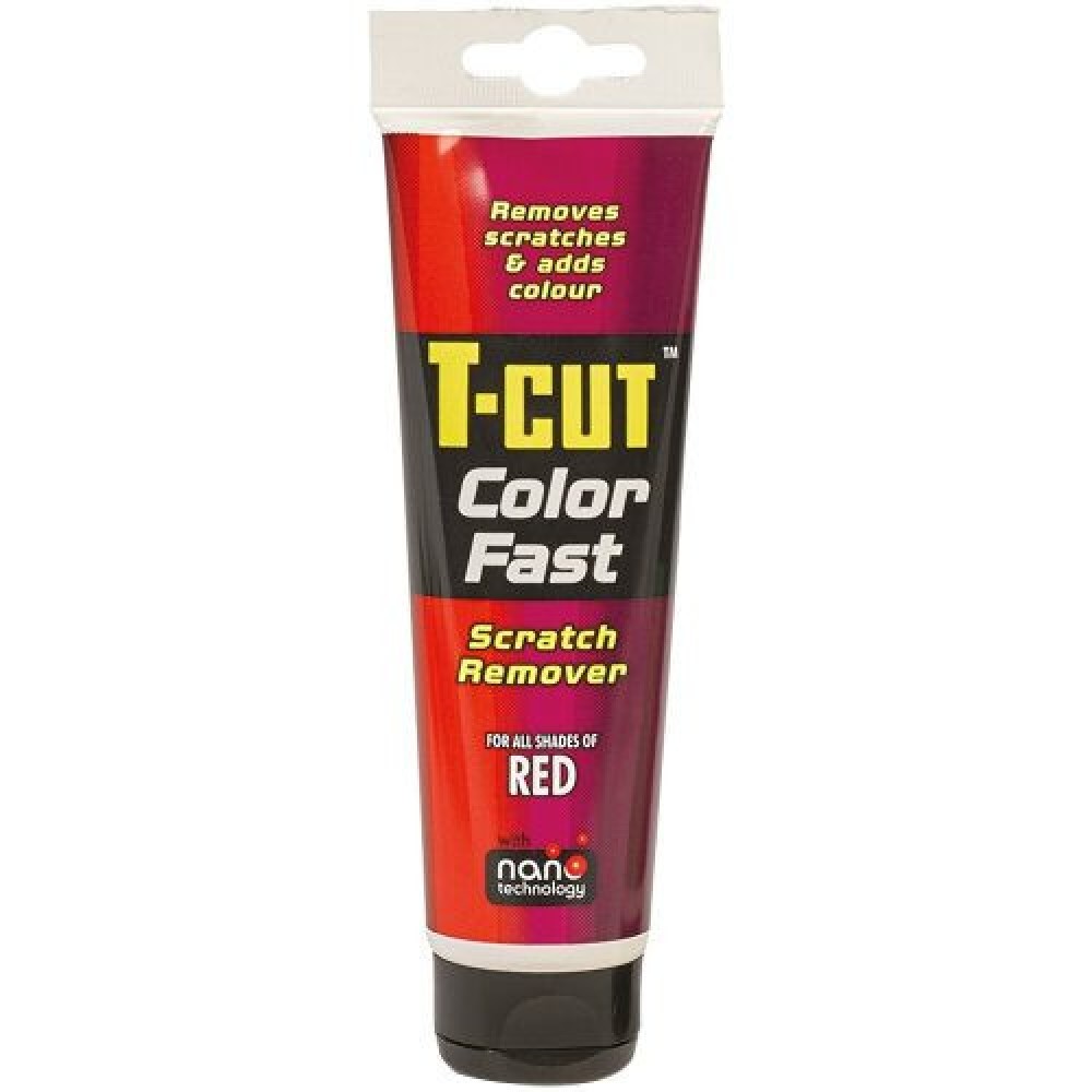 Karceltávolító paszta, piros, 150 g., CarPlan T‑Cut Color Fast Scratch Remover – Red 