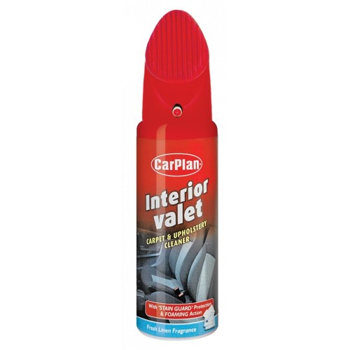 Kárpittisztító hab kefével 400 ml, CarPlan Interior Valet Upholstery Cleaner 