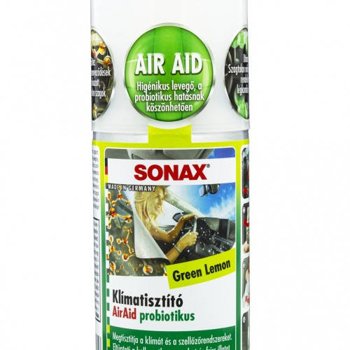 Klímatisztító fertőtlenítő bomba citrom illattal 100 ml, Sonax A/C Air Aid Power Clean 