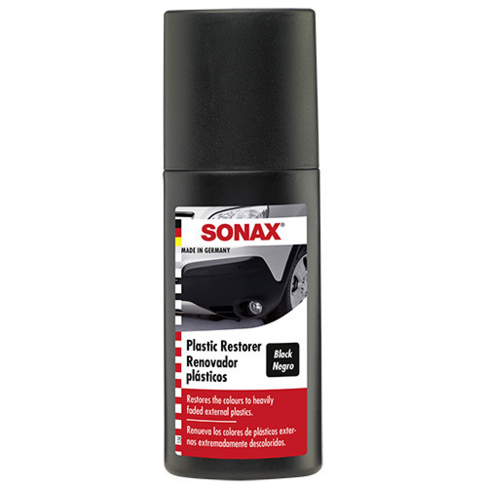 Lökhárító- és műanyag felújító krém fekete, 100 ml Sonax