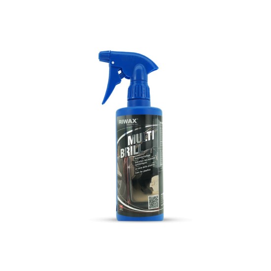 Műanyag- és gumiápoló pumpás spray 500 ml, Riwax Multi Brill Műanyag- és gumiápoló pumpás spray 500 ml, Riwax Multi Brill