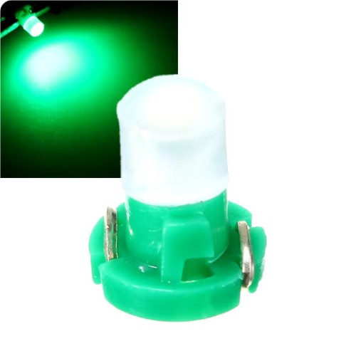 Műszerfal Izzó, T4.2 Cob Led, Zöld